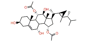 Gorgost-5-en-3b,7a,11a,12b,15a-pentol 11,15-diacetate
